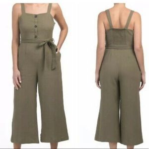 Rachel Zoe Olive Green Button Front Jumper